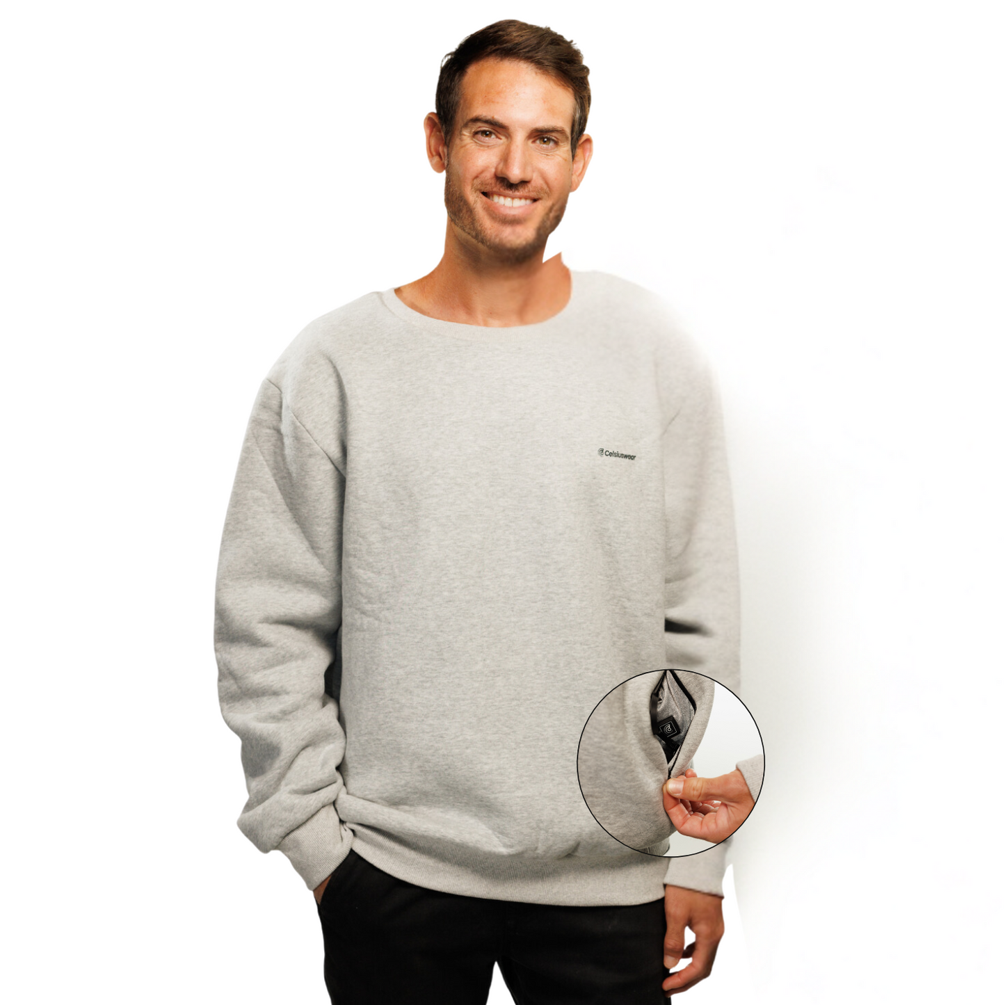CelsiusPulli™ - Beheizbarer Pullover ohne Kapuze - Unisex