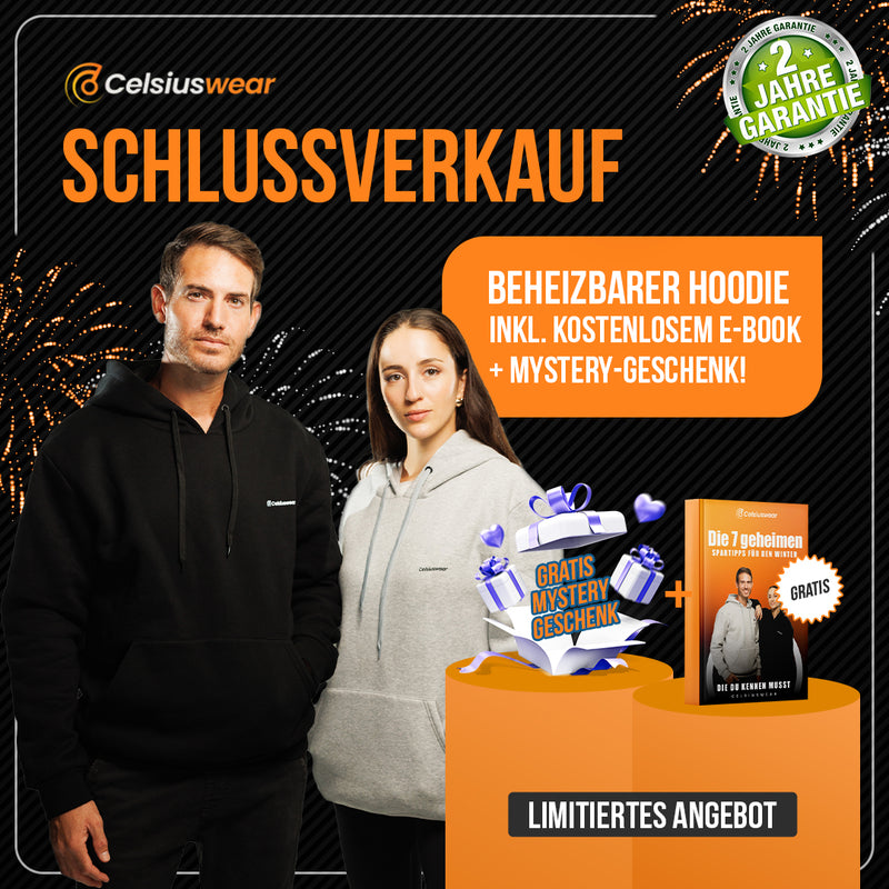 CelsiusHoodie™ 2.0 - Beheizbarer Hoodie Unisex
