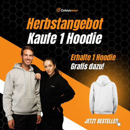 CelsiusHoodie™ - Beheizbarer Hoodie Unisex 1.0 | 1+1 GRATIS Angebot