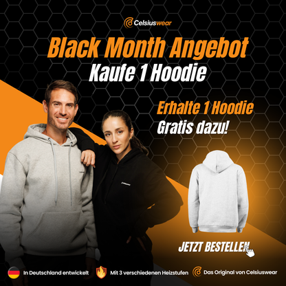 CelsiusHoodie™ - Beheizbarer Hoodie Unisex 2.0 | 1+1 GRATIS Angebot