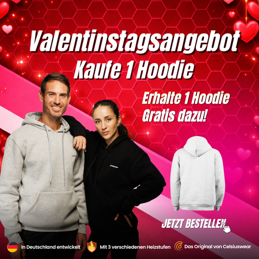 CelsiusHoodie™ - Beheizbarer Hoodie Unisex 2.0