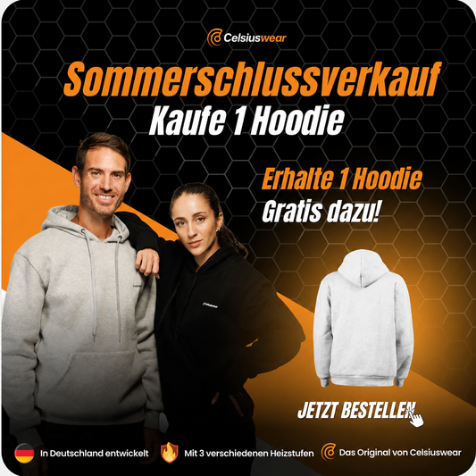 CelsiusHoodie™ - Beheizbarer Hoodie Unisex 2.0