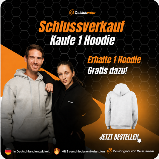 CelsiusHoodie™ - Beheizbarer Hoodie Unisex 2.0