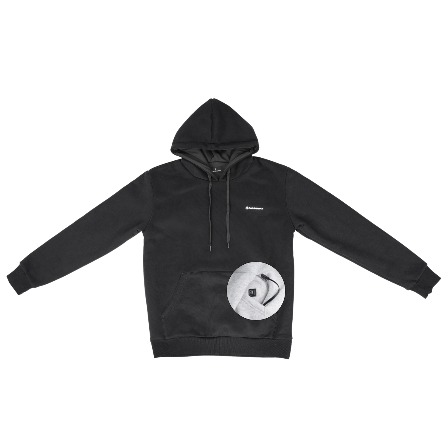 Celsiushoodie 2.0 Verwarmde hoodie, uniseks, met 5 zones warmte, 3 Celsiushoodie 2.0 Verwarmde hoodie, uniseks, met 5 zones warmte, 3